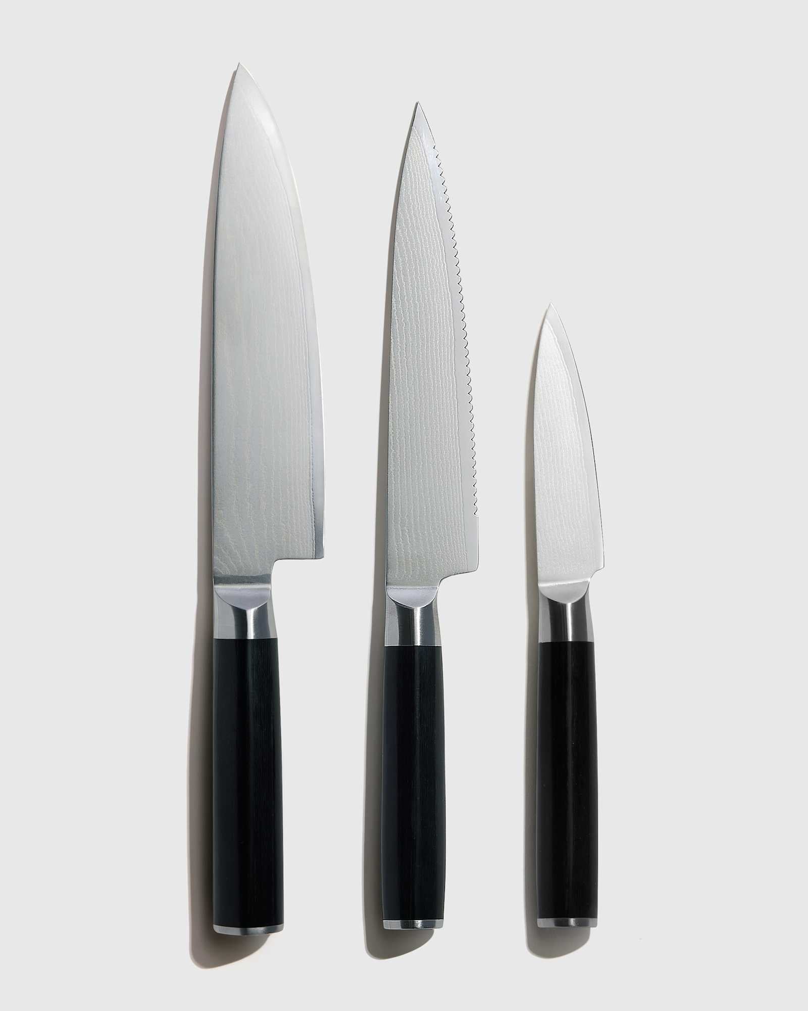 Quince Japanese Damascus Knife Set