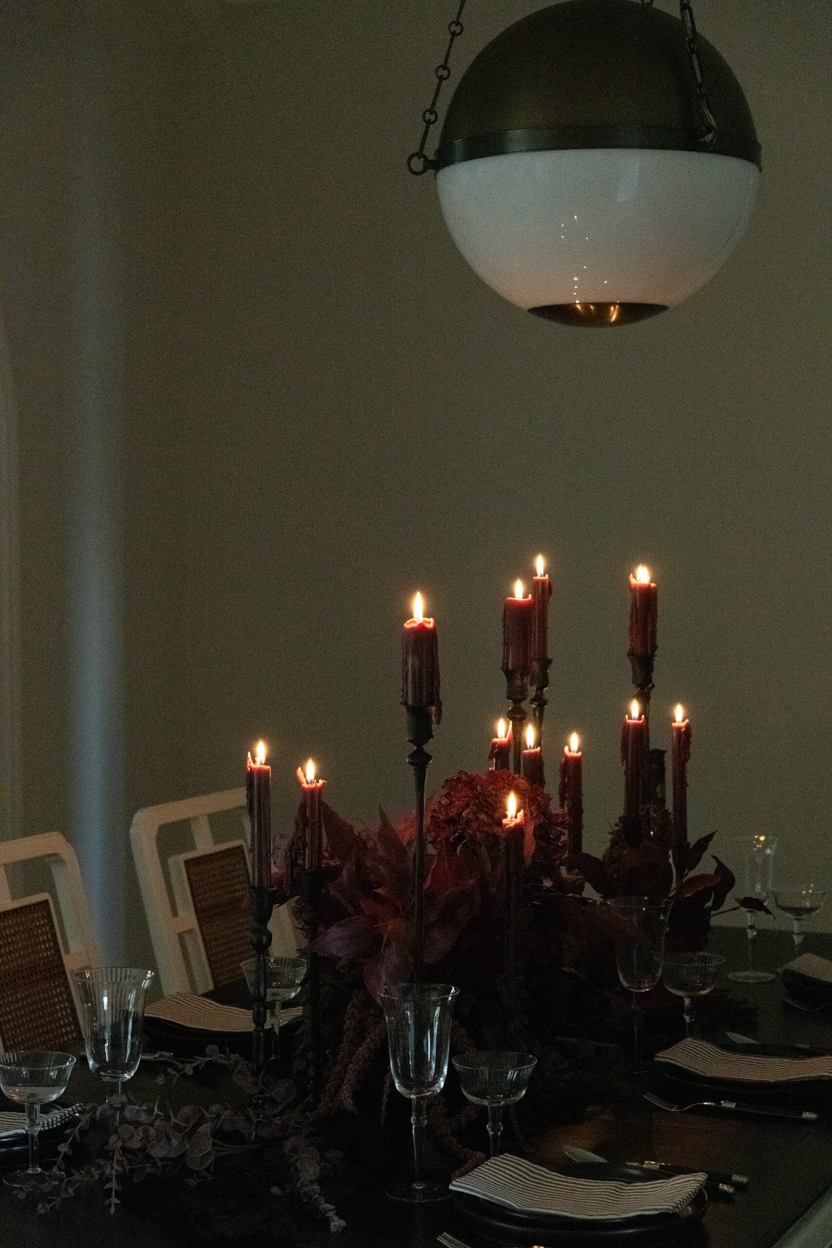 Spooky Designer Halloween Dinner Table