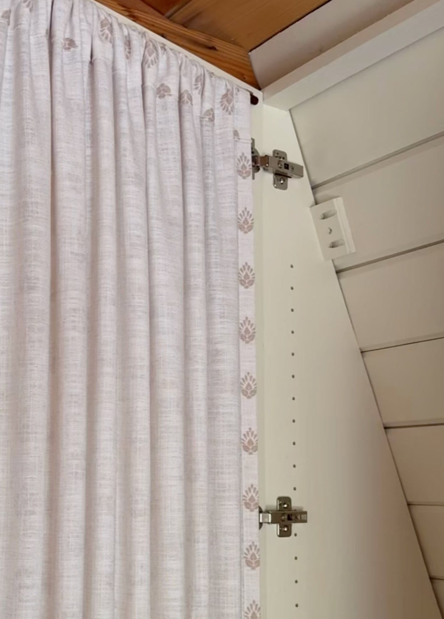 The Easy Way to Add Fabric to a Glass Cabinet Door the Easy Way