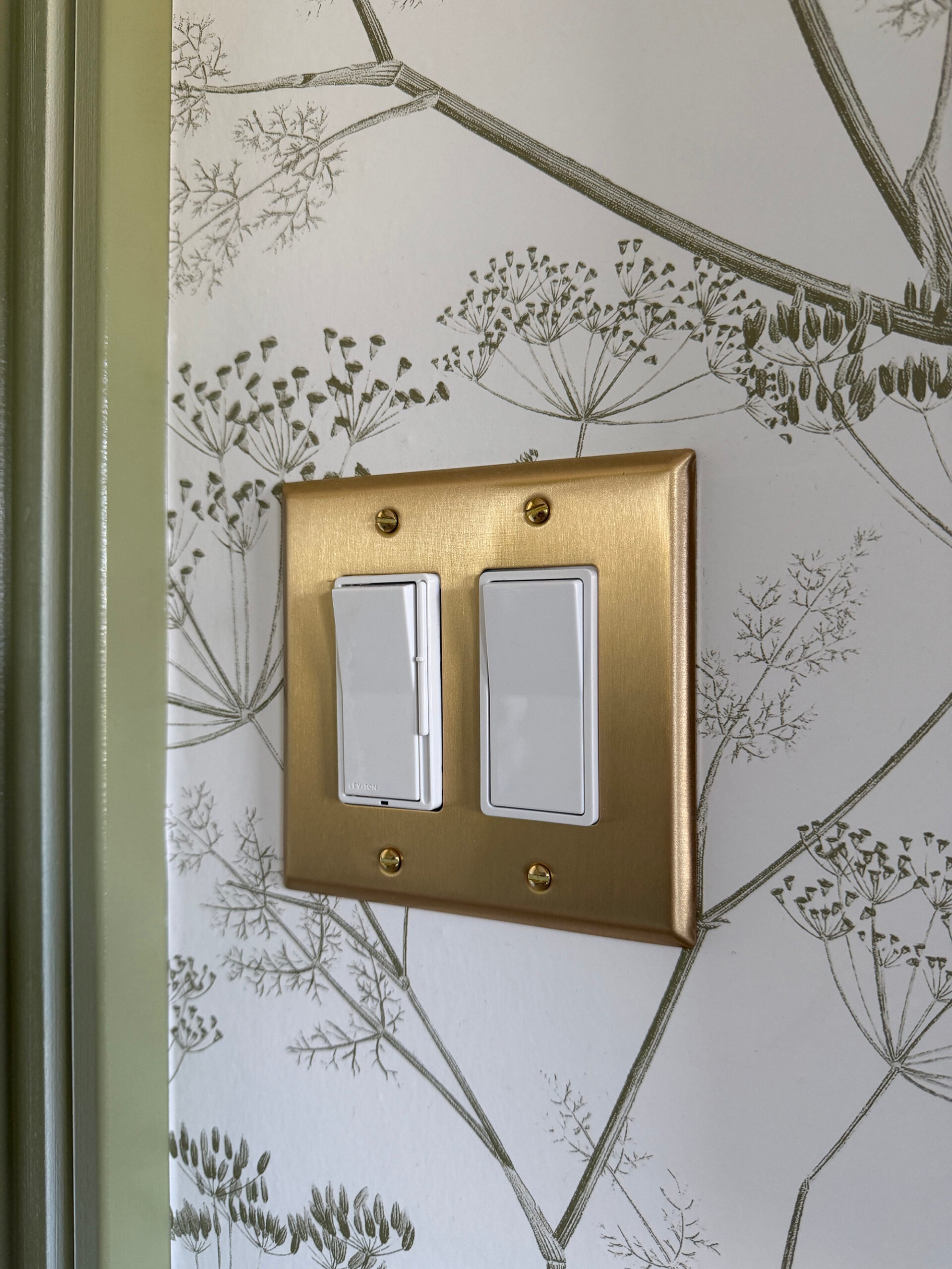 Brass Light Switch with Dimmer