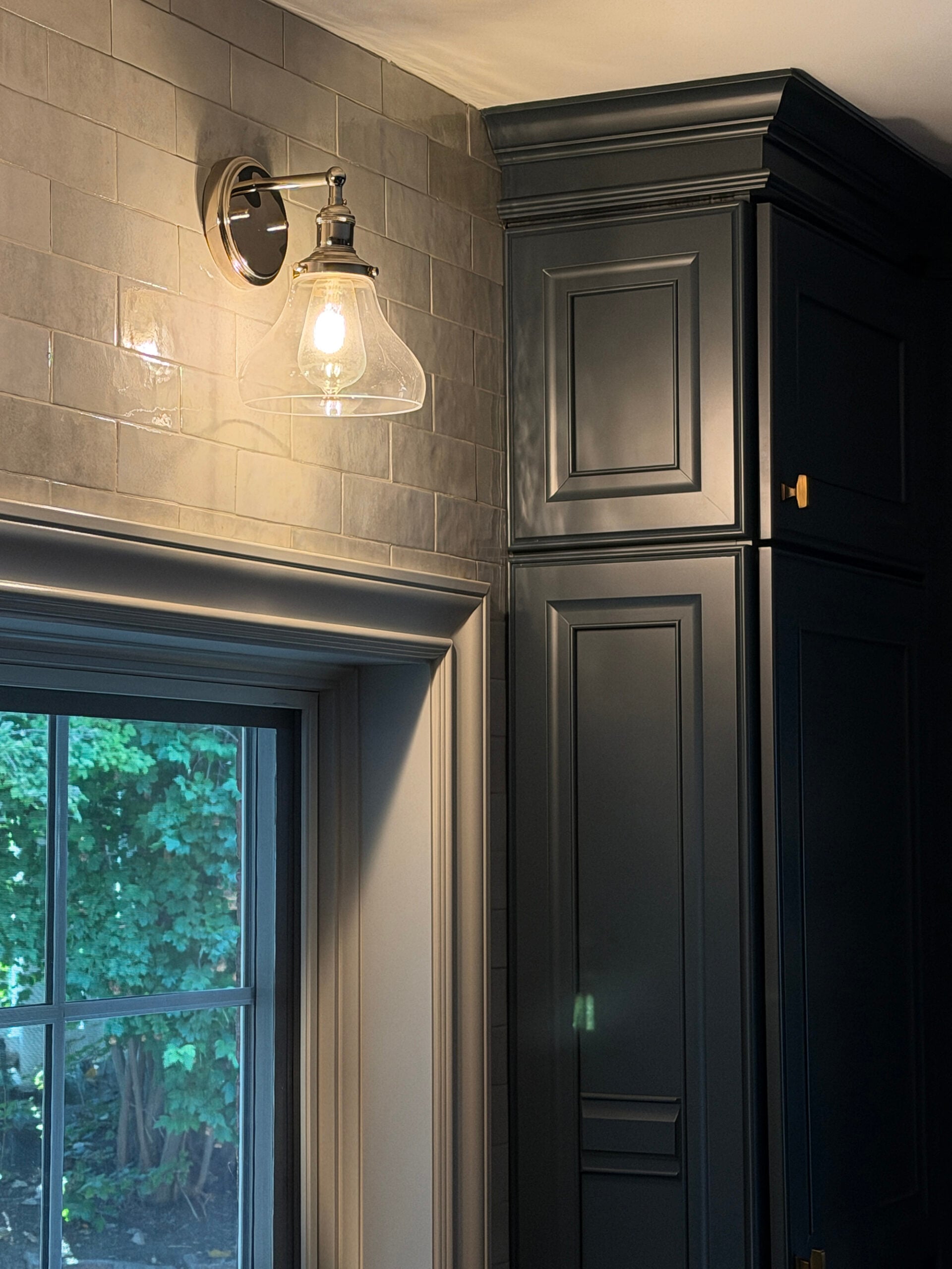 Sconce in Kitchen on Dimmer