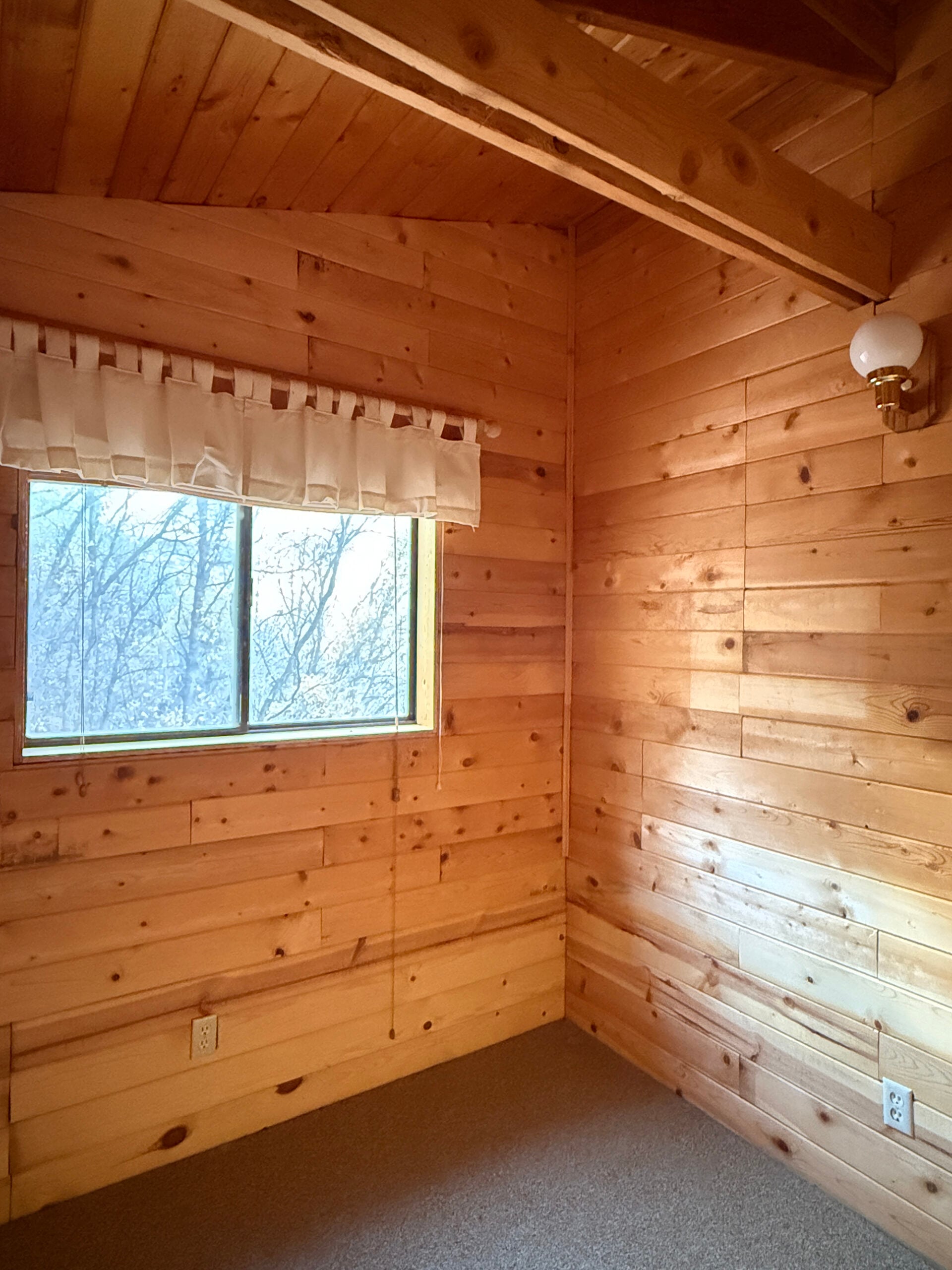 Small Cabin Bedroom Before Image